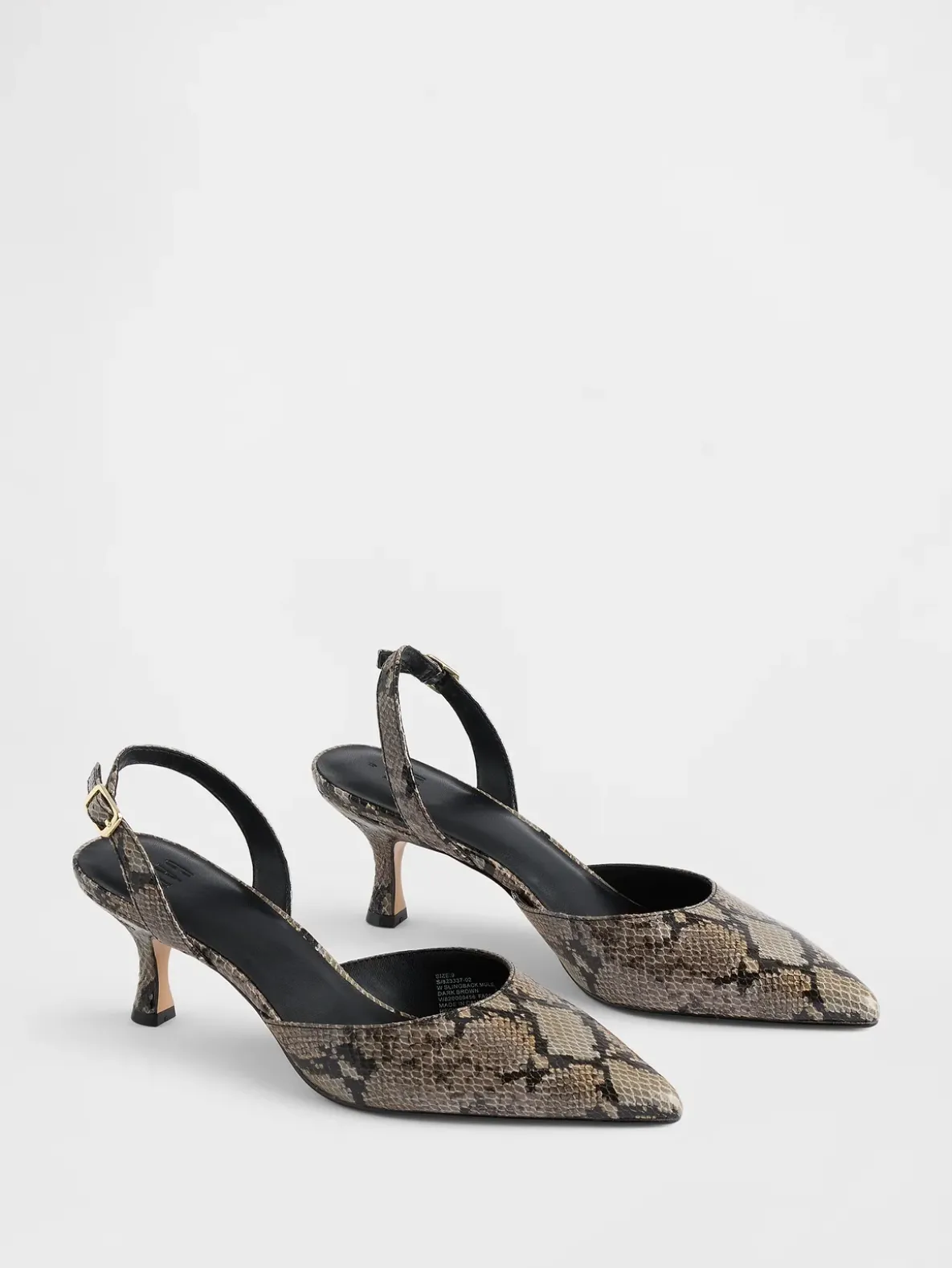 Slingback Kitten Heels