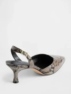 Slingback Kitten Heels