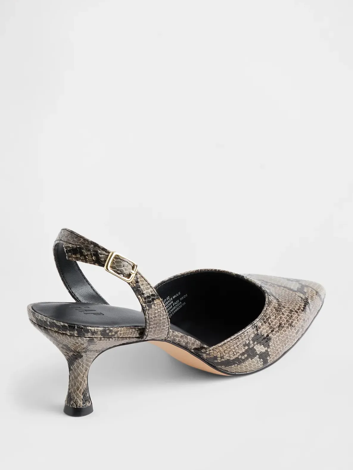 Slingback Kitten Heels