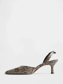 Slingback Kitten Heels