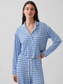 Softest Modal Crop PJ Top