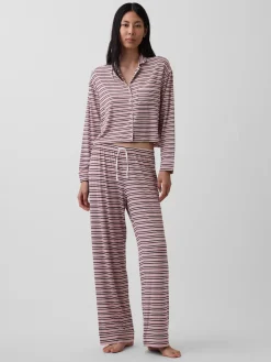 Softest Modal Crop PJ Top
