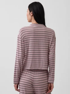 Softest Modal Crop PJ Top