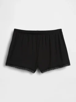 Softest Modal Lace-Trim PJ Shorts
