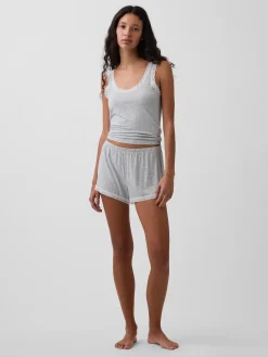 Softest Modal Lace-Trim PJ Tank Top