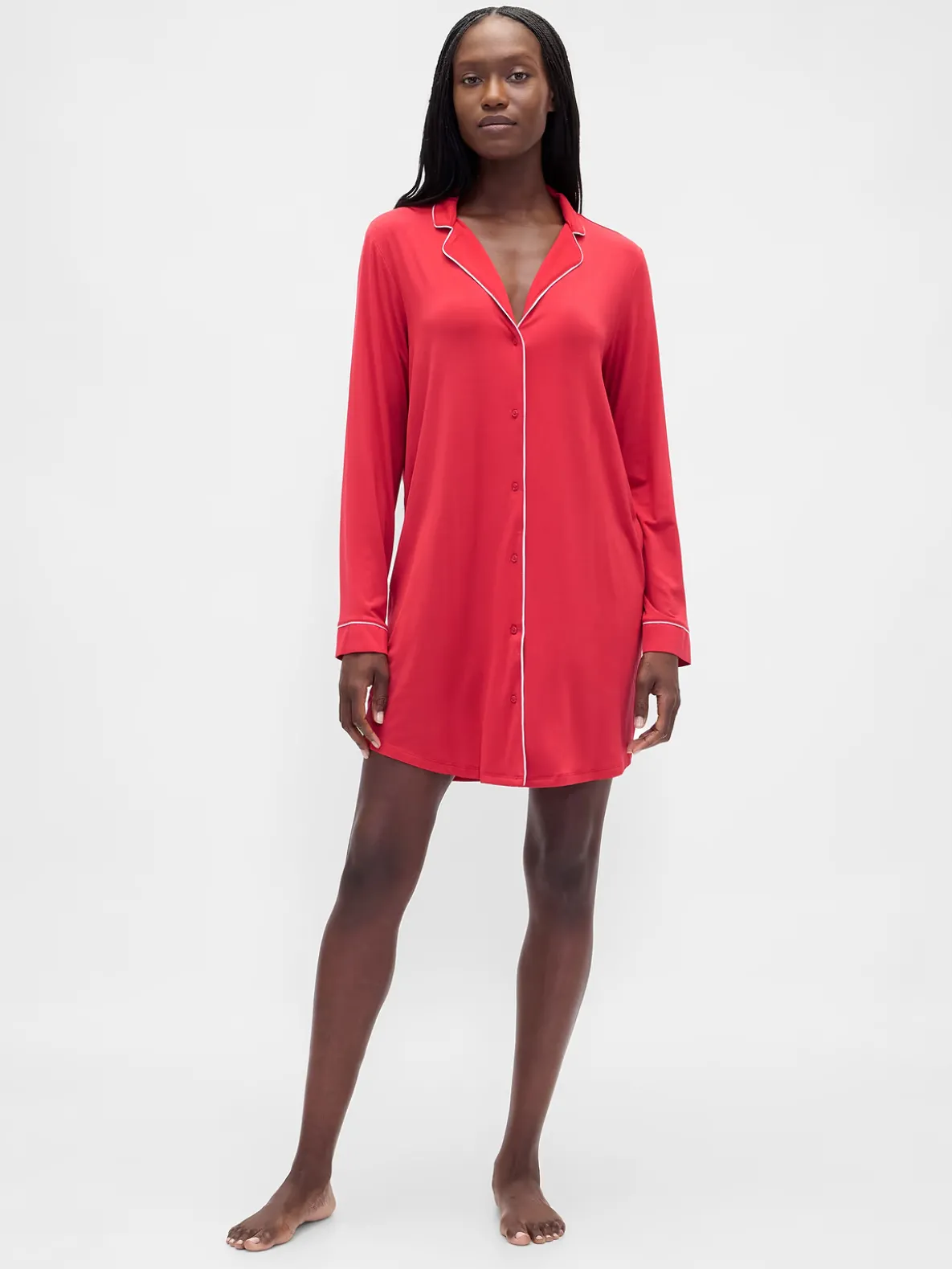 Softest Modal PJ Shirtdress