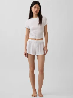 Softest UltraFine Rib Modal PJ Shorts