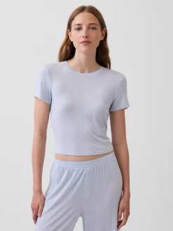 Softest UltraFine Rib Modal PJ T-Shirt