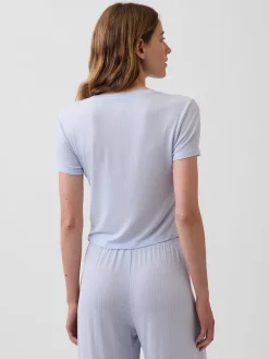 Softest UltraFine Rib Modal PJ T-Shirt