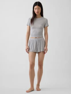 Softest UltraFine Rib Modal PJ Shorts