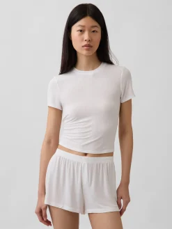 Softest UltraFine Rib Modal PJ T-Shirt