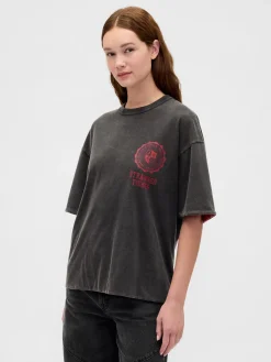 Stranger Things Adult Reversible Graphic T-Shirt