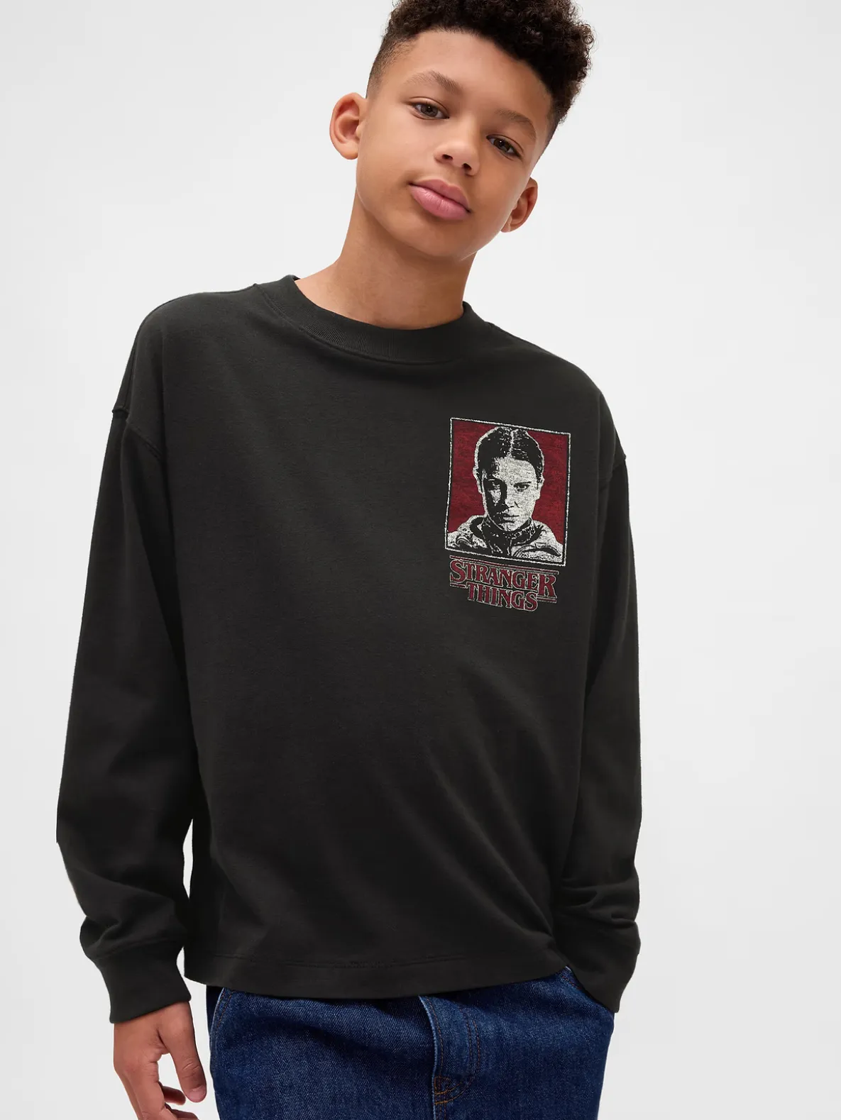 Stranger Things Kids Graphic T-Shirt