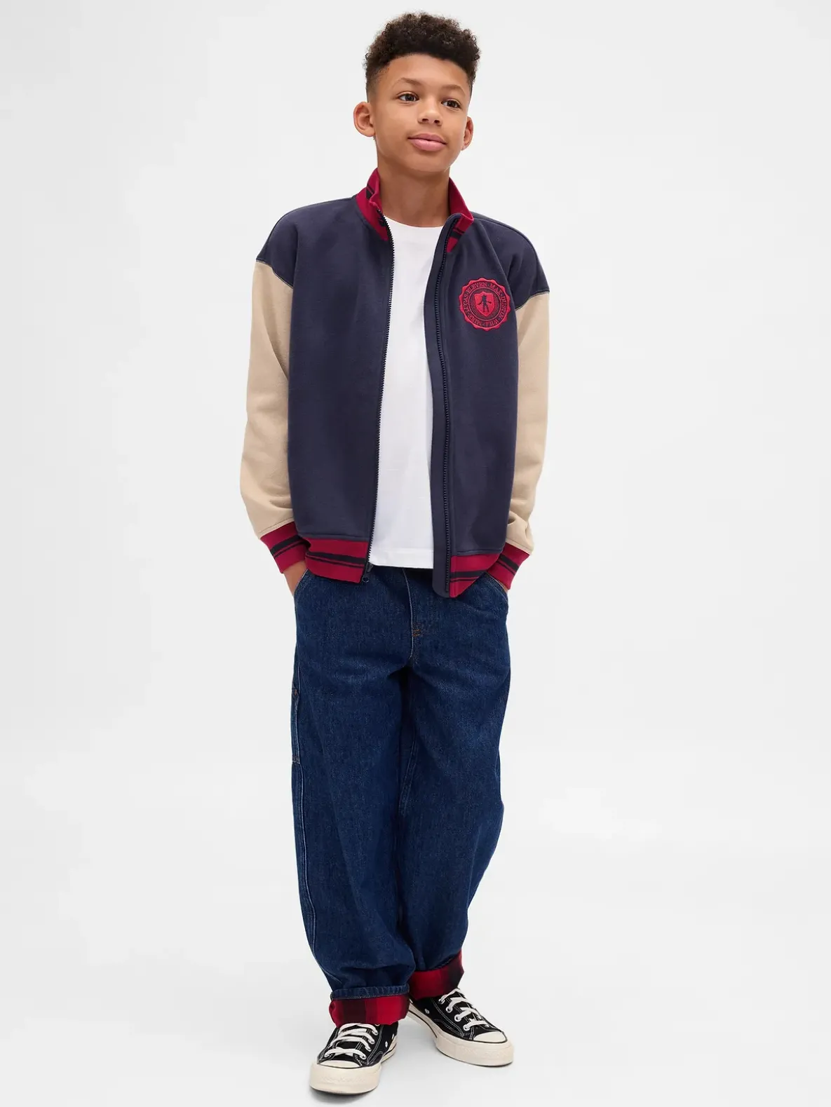 Stranger Things Kids VintageSoft Varsity Sweatshirt