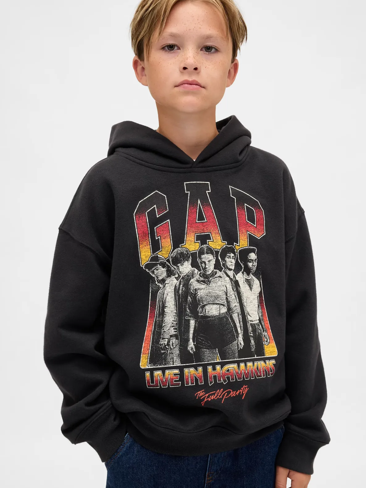 Stranger Things Kids VintageSoft Graphic Hoodie