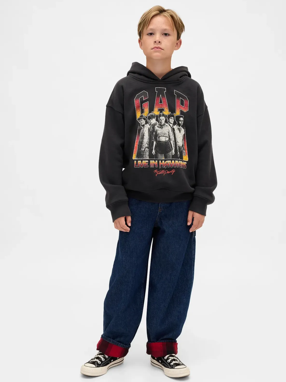Stranger Things Kids VintageSoft Graphic Hoodie