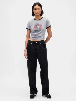 Stranger Things Organic Cotton VintageSoft Crop T-Shirt