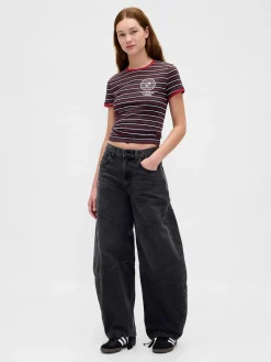 Stranger Things Organic Cotton VintageSoft Crop T-Shirt