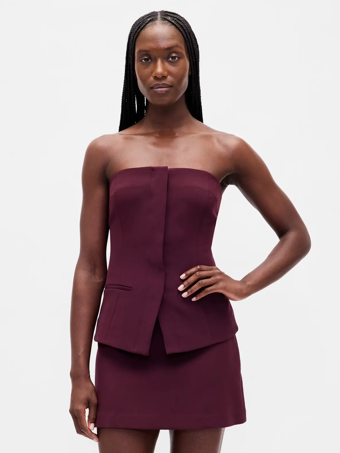 Strapless BiStretch Corset Top