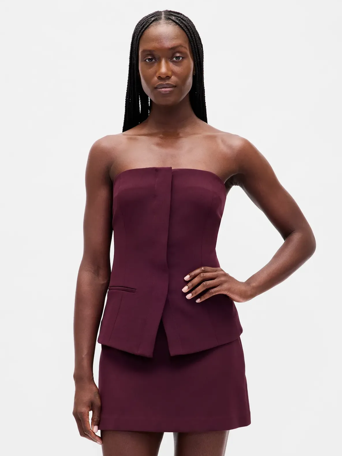 Strapless BiStretch Corset Top