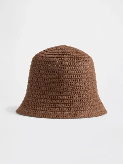 Straw Bucket Hat