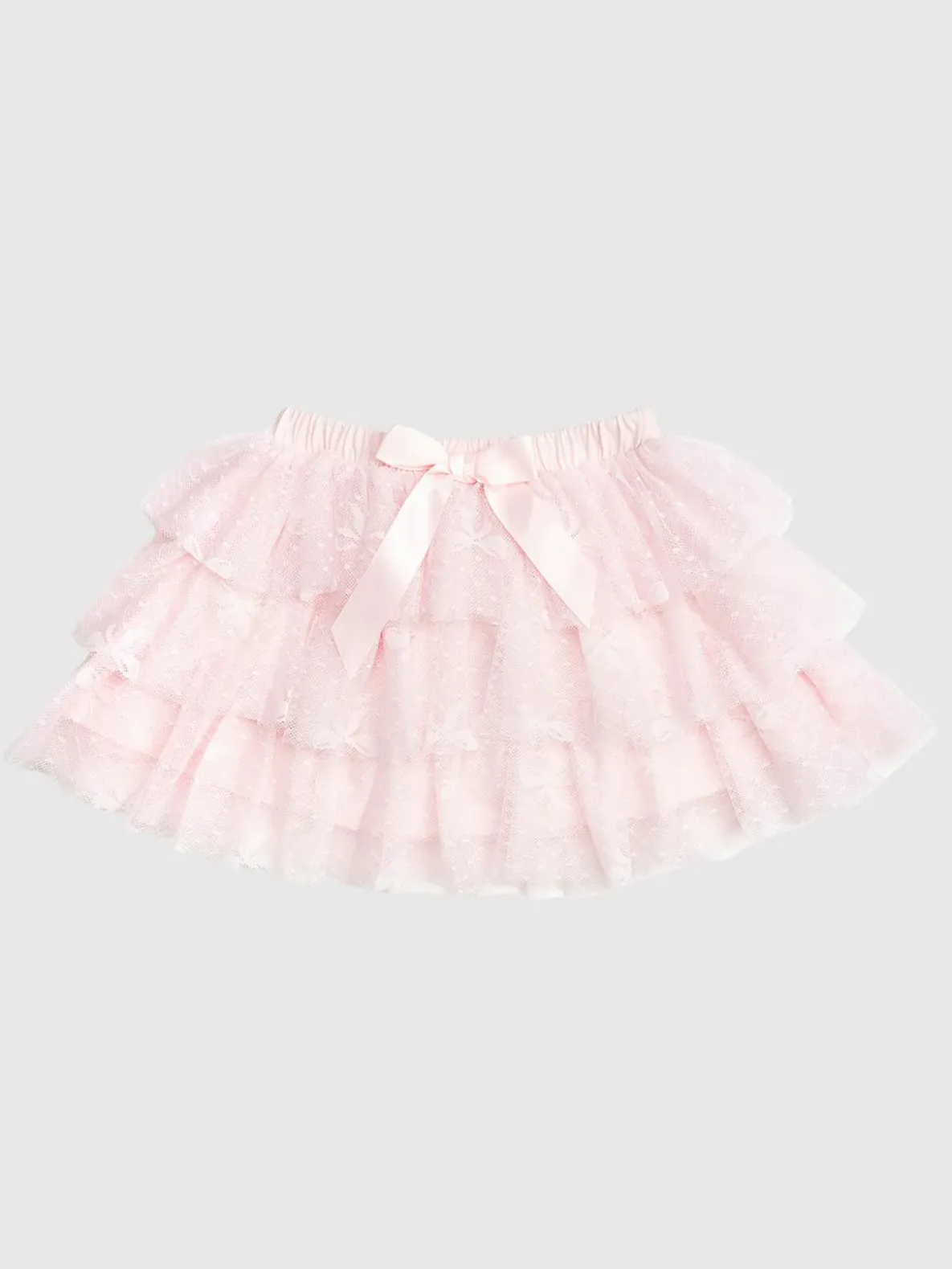 Sweet Wink Bow Lace Tiered Tutu