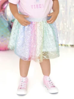 Sweet Wink Rainbow Mermaid Tutu