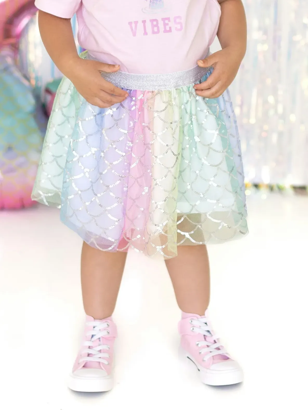 Sweet Wink Rainbow Mermaid Tutu