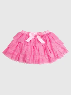 Sweet Wink Raspberry Bow Tiered Tutu
