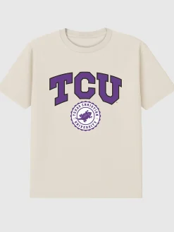 TCU Texas Christian University Collegiate Seal Dark Graphic T-Shirt