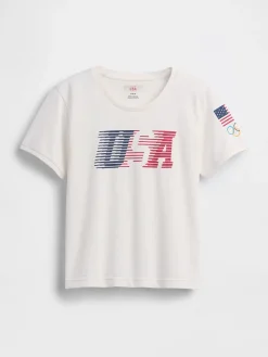 Team USA Crop T-Shirt