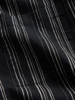 Textured Linen-Cotton Shirt