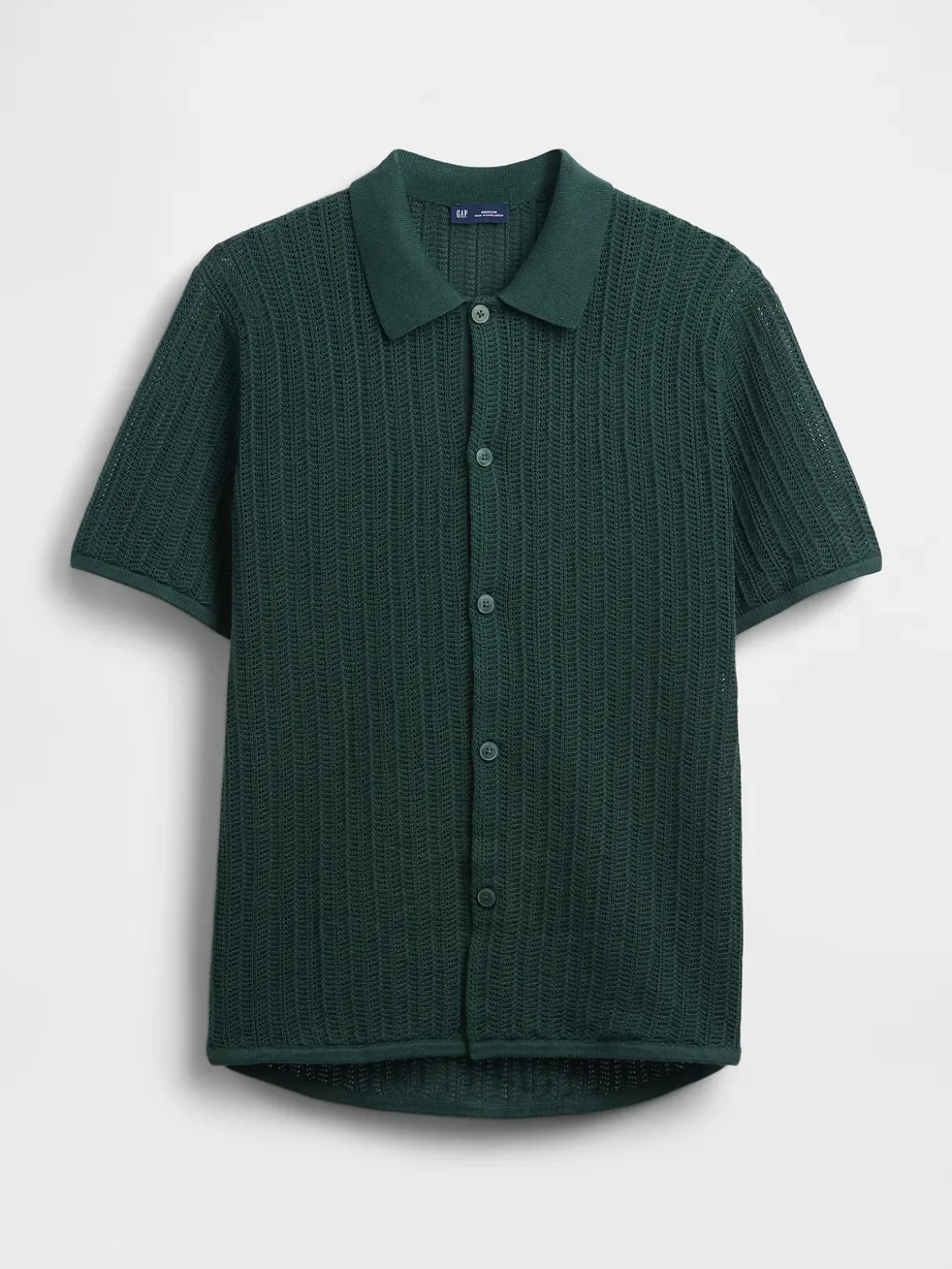 Textured Relaxed Sweater Shirt