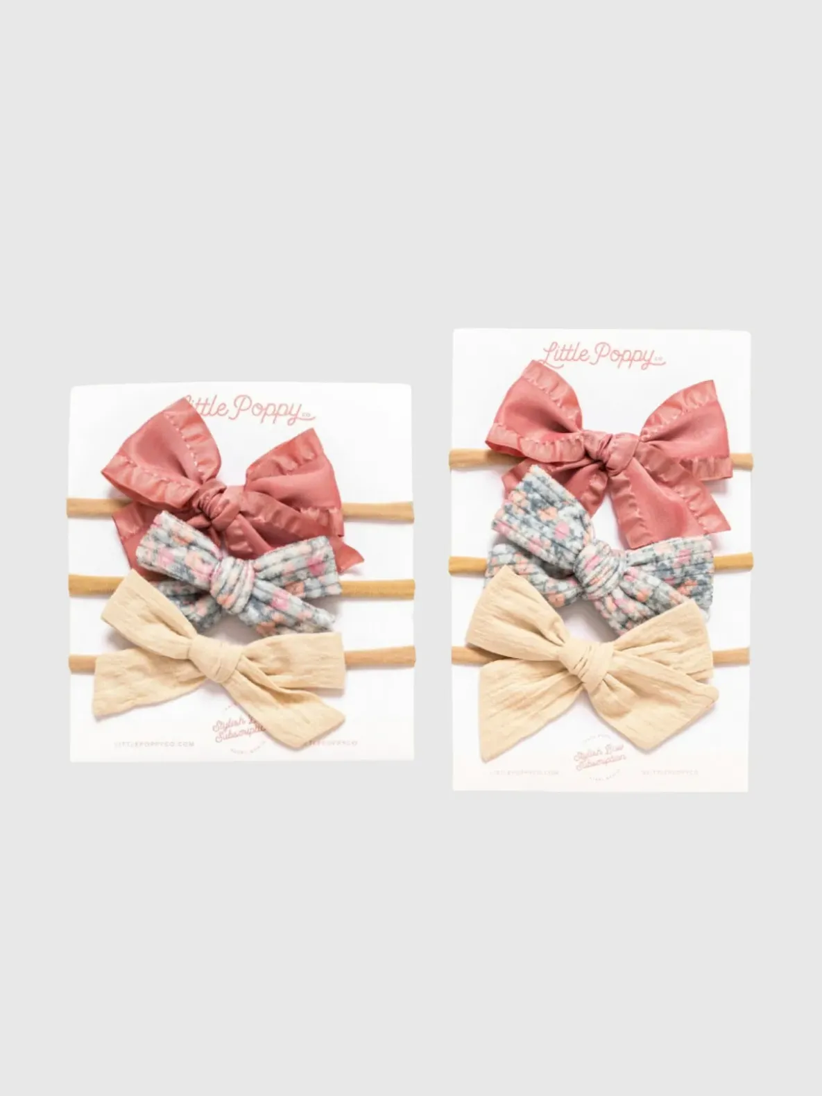 The Adaline Headband Bow Set