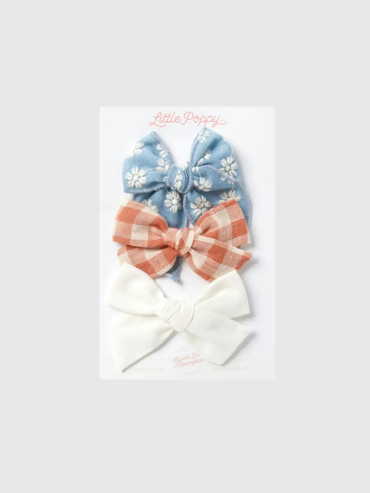 The Aria Bow Clip Set