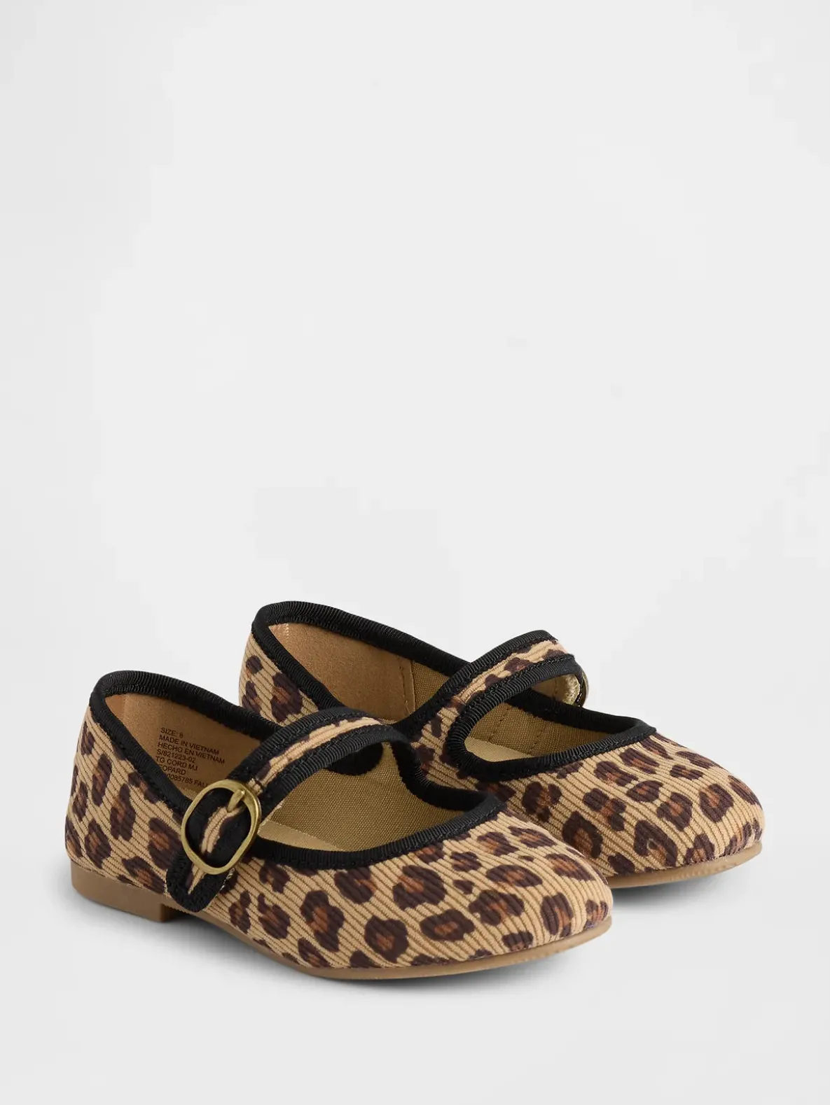 Toddler Corduroy Mary Jane Flats