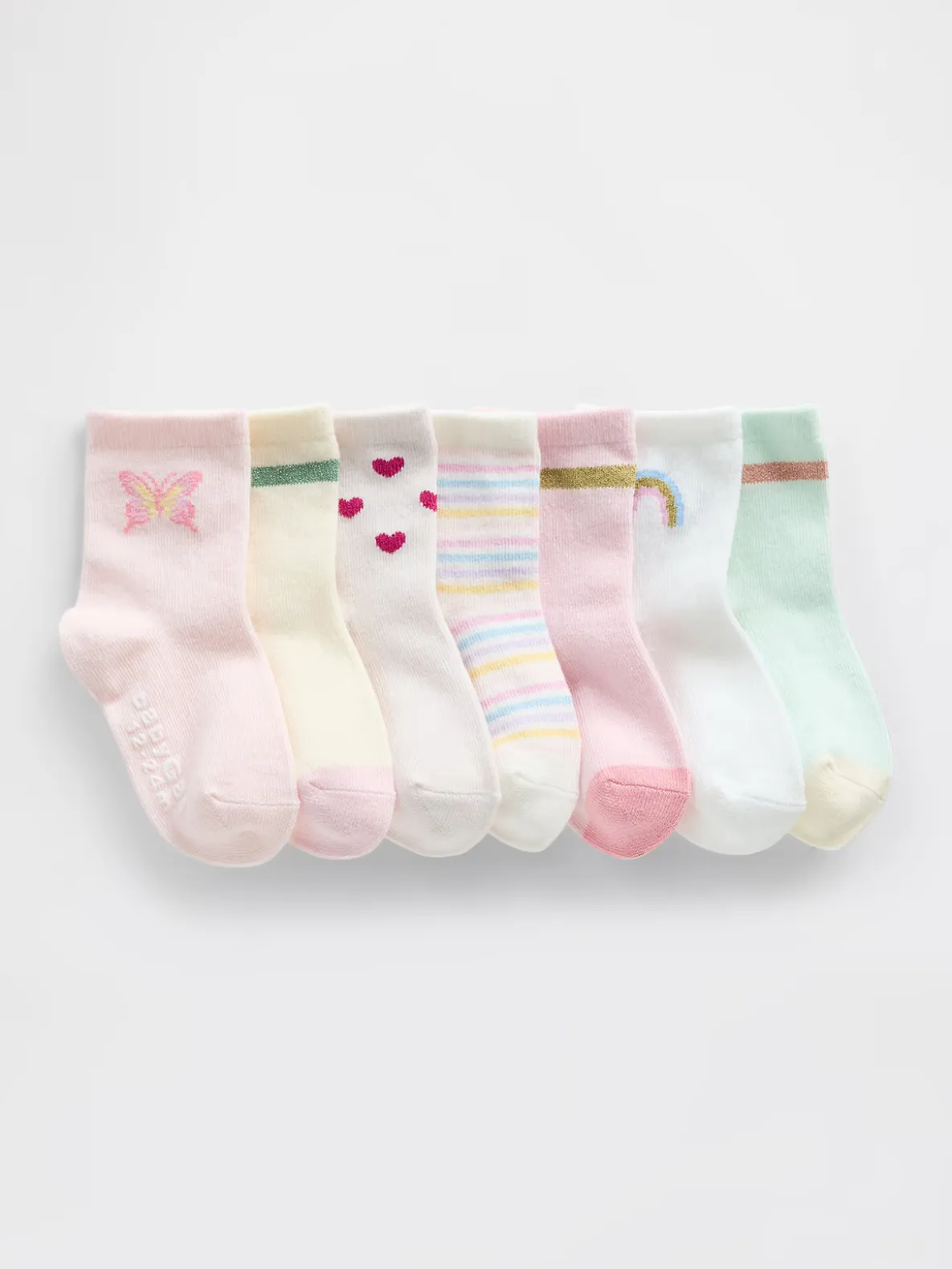 Toddler Crew Socks (7-Pack)