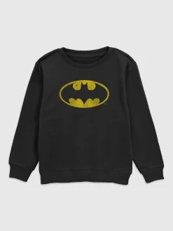 Toddler DC Comics Batman Vintage Logo Graphic Crew Neck Sweatshirt