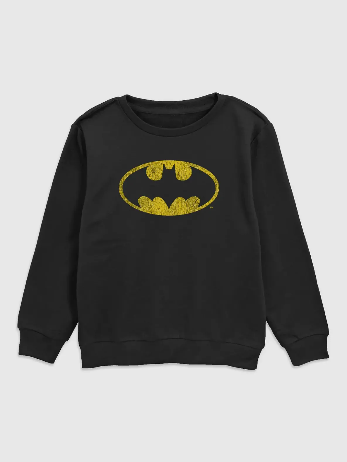 Toddler DC Comics Batman Vintage Logo Graphic Crew Neck Sweatshirt