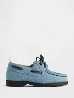Toddler Denim Boat Shoes