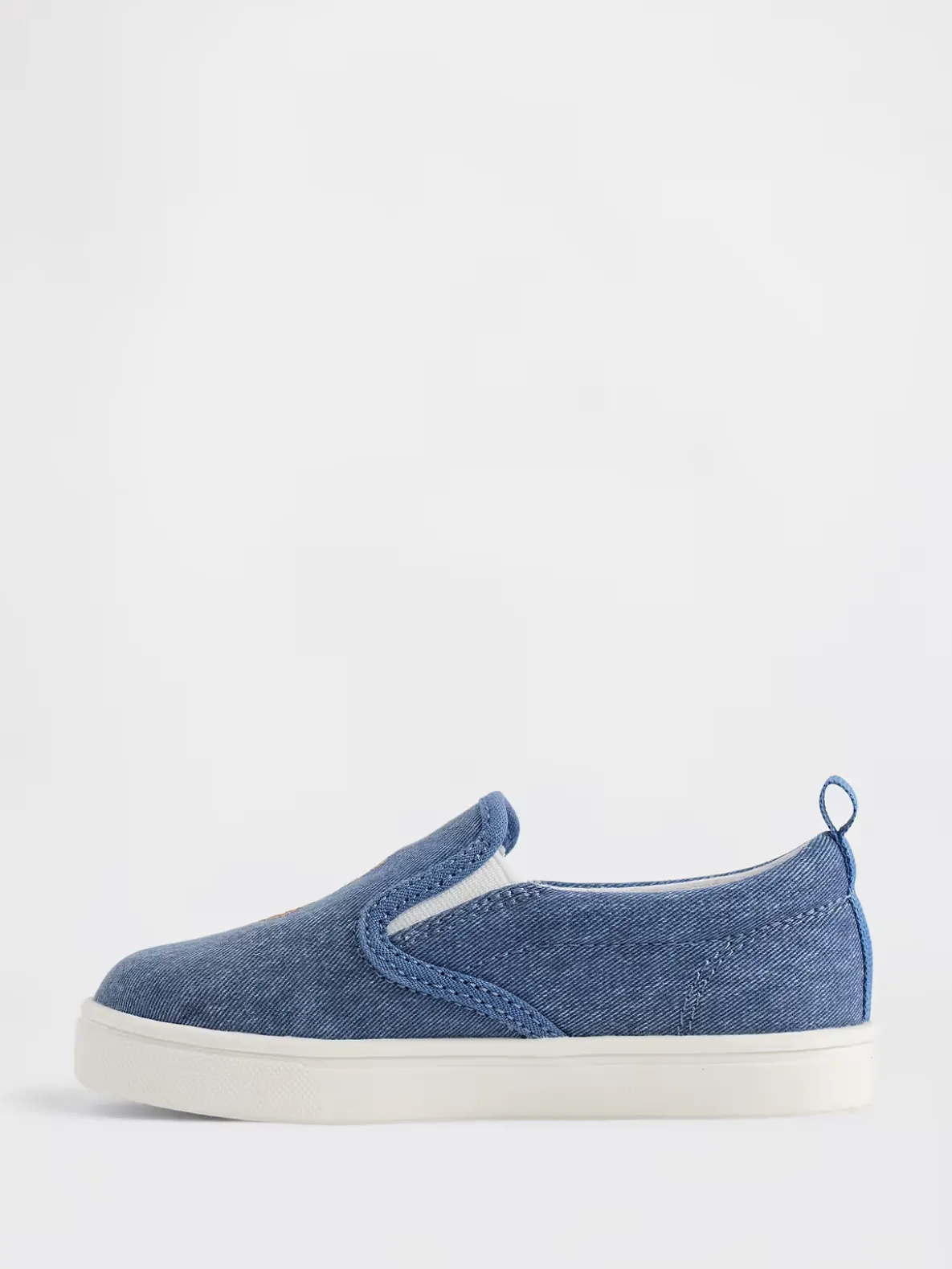 Toddler Denim Brannan Bear Slip-On Sneakers