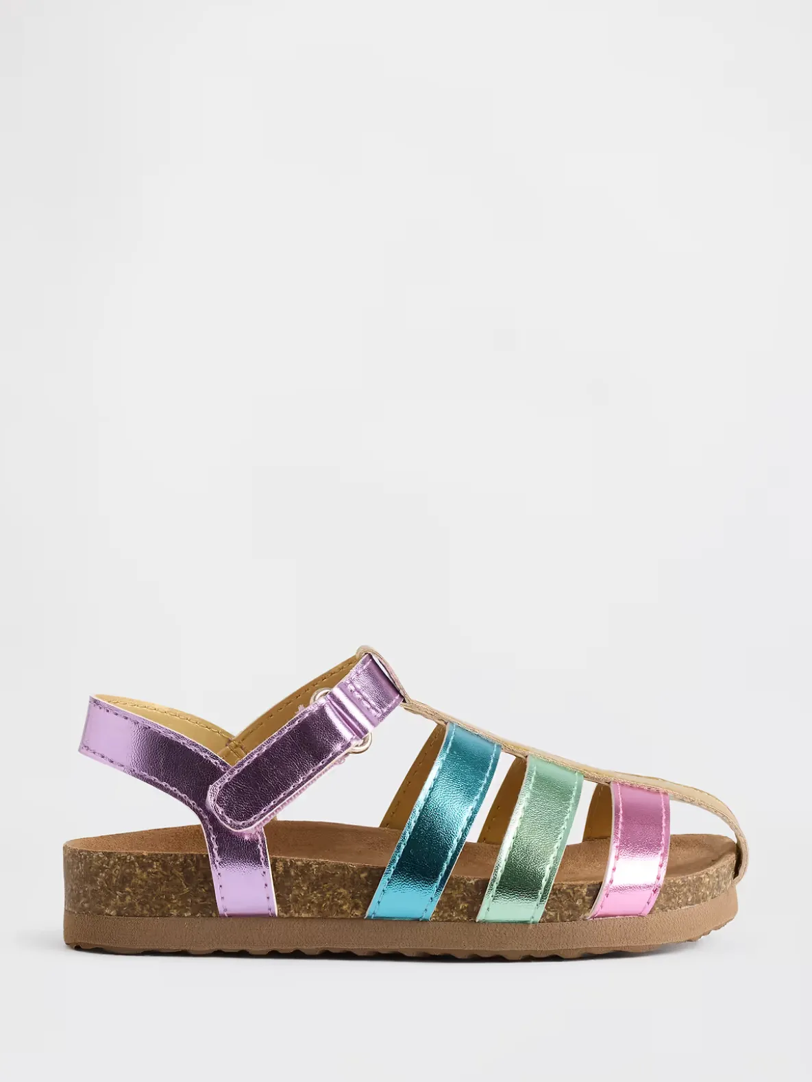 Toddler Metallic Fisherman Sandals