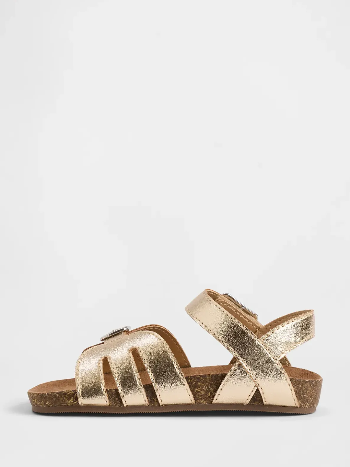 Toddler Metallic Strap Sandals