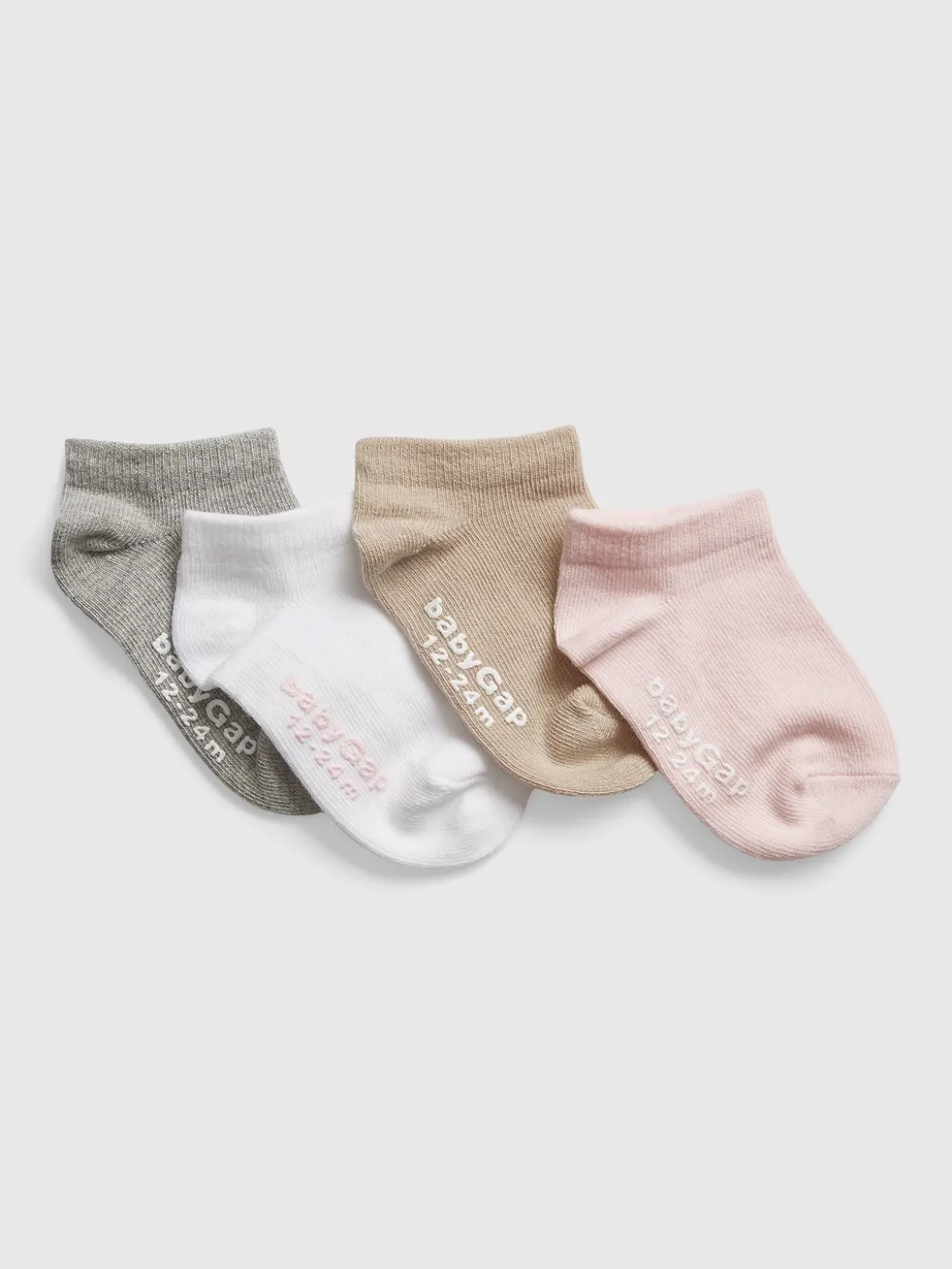 Toddler No Show Socks (4-Pack)