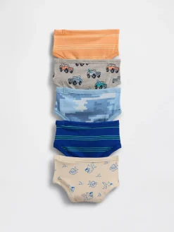 Toddler Organic Stretch Cotton Briefs (5-Pack)
