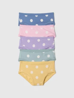 Toddler Organic Stretch Cotton Bikini Briefs (5-Pack)