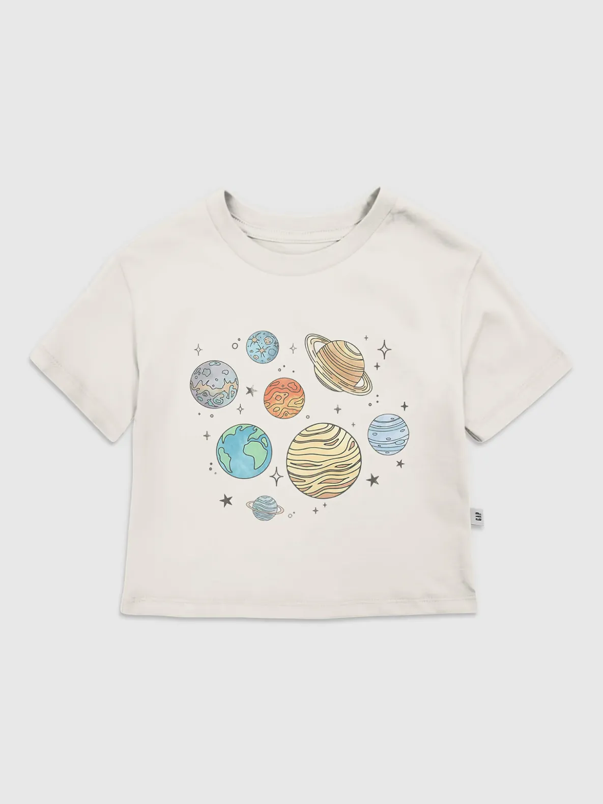 Toddler Planets Jumble Graphic T-Shirt