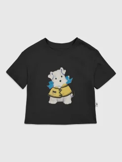 Toddler Raincoat Puppy Graphic T-Shirt