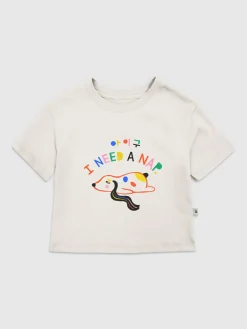 Toddler Sleepy Puppy Graphic T-Shirt