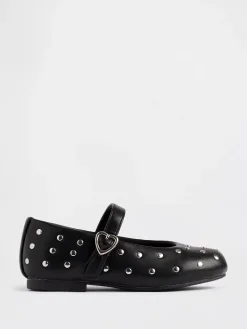 Toddler Studded Mary Jane Flats
